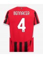 AC Milan Ismael Bennacer #4 Domaci Dres 2024-25 Kratak Rukavima